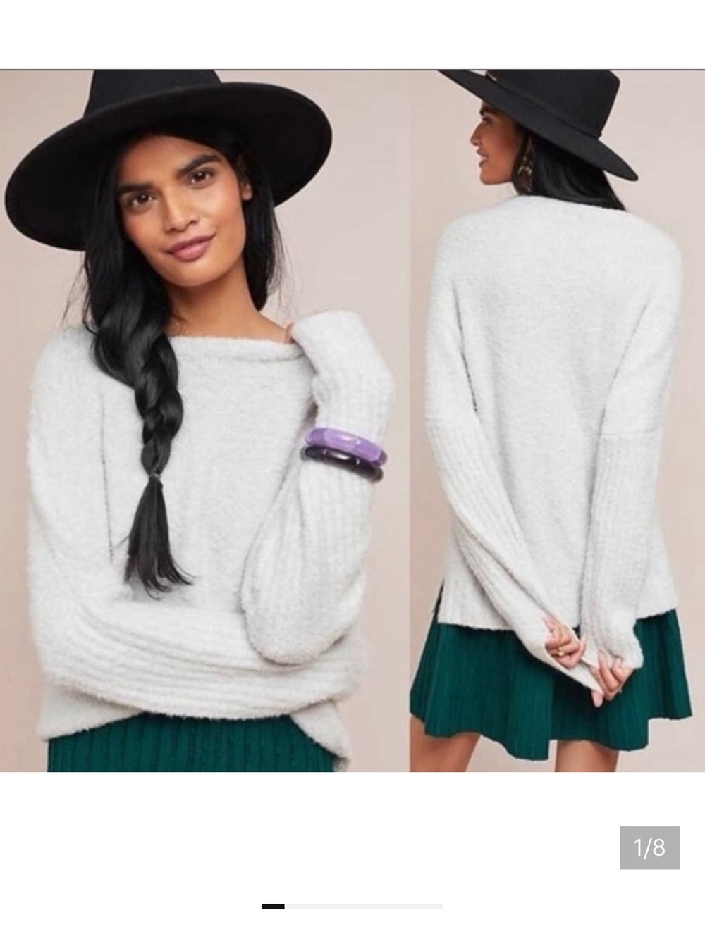 Anthropologie Sleeping On Snow Lavinia Fleece Pullover Sweater Size XS